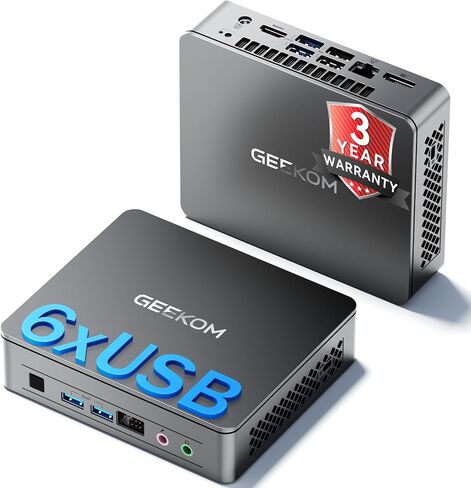 GEEKOM A7 Mini PC, Ryzen 9 7940HS, 32GB RAM, 2TB SSD, Radeon 780M in Saudi Arabia