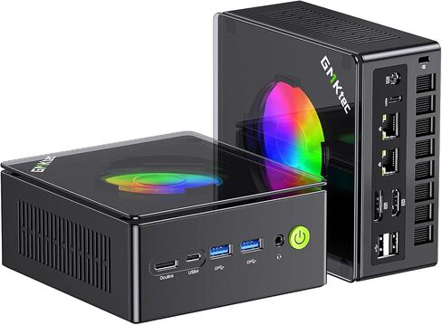 GMKtec K12 Gaming Mini PC AMD Ryzen 7 H 255 (Max 4.9GHz) 32GB DDR5 1TB SSD in Saudi Arabia