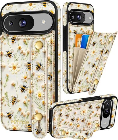 Petitian for Google Pixel 8 Pro Wallet Case, Growing Flower in Saudi Arabia