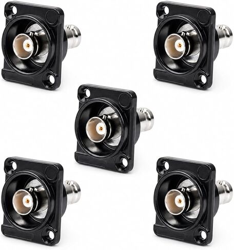 Toronce D R Series BNC Passthrough Panel-Mount Connector (BNC_5Pack) in Kuwait