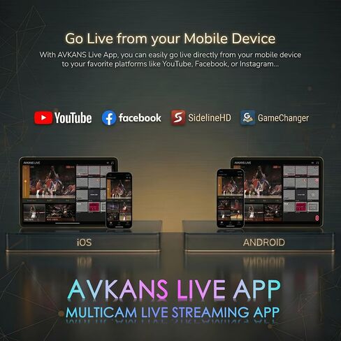AVKANS 4K 20X PTZ Camera with PTZ Joystick Controller Kits, with HDMI SDI NDI HX3 and AI Tracking Features in Kuwait