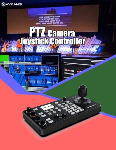 AVKANS 4K 20X PTZ Camera with PTZ Joystick Controller Kits, with HDMI SDI NDI HX3 and AI Tracking Features in Kuwait