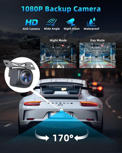 [4Core 64G ROM] Car Radio for Dodge Journey 2011-2019: 9" 1280x800 HD Touchscreen Stereo with Wireless Carplay Android Auto GPS Navigation Bluetooth 5G WiFi FM RDS DSP EQ SWC, Free Backup Camera in Kuwait