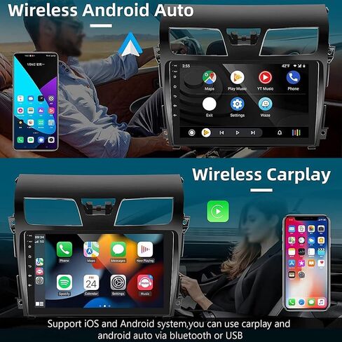 Android 13 Car Stereo Radio for Nissan Altima 2013-2015, 10-inch Touchscreen with Wireless CarPlay Android Auto GPS Navigation WiFi FM/RDS, AHD Backup Camera, 2+32GB in Saudi Arabia