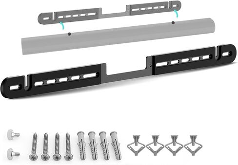 ynVISION.DESIGN Soundbar Wall Mount for Sonos Arc and Arc Ultra, Black in Kuwait