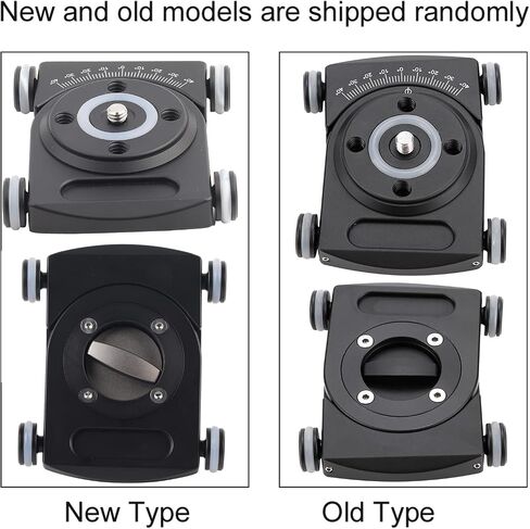 Camera Slider Video Camera Table Top Rail Track Car Roller Aluminum Alloy 1/4 Screw Precise Calibration for Phone Mirrorless in Kuwait