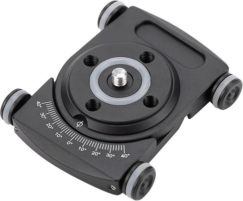 Camera Slider Video Camera Table Top Rail Track Car Roller Aluminum Alloy 1/4 Screw Precise Calibration for Phone Mirrorless in Kuwait