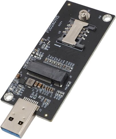 Network Adapter Card High Speed 4G 5G WWAN Module Adapter for Laptop Desktop Sturdy PCB Construction 30x42Mm SIM Card Slot (2 Antennas) in Kuwait