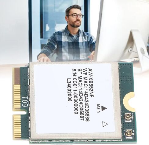 MT7902 Wireless Network Card Module -Band High-Speed 2400Mbps Adapter for Laptop PC Easy Installation in Kuwait