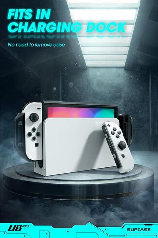 SUPCASE for Nintendo Switch OLED Case 2021 with Ergonomic Grip, FrostBlack in Kuwait
