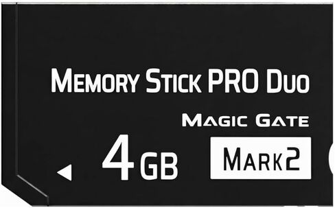 New 4GB Memory Stick Pro Duo MARK2 – Universal Compatibility for PSP1000/2000/3000, Cyber-Shot DSC, DSLR & Handycam in Kuwait