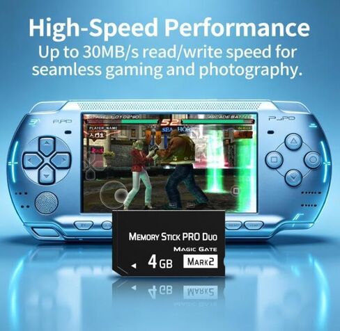 New 4GB Memory Stick Pro Duo MARK2 – Universal Compatibility for PSP1000/2000/3000, Cyber-Shot DSC, DSLR & Handycam in Kuwait
