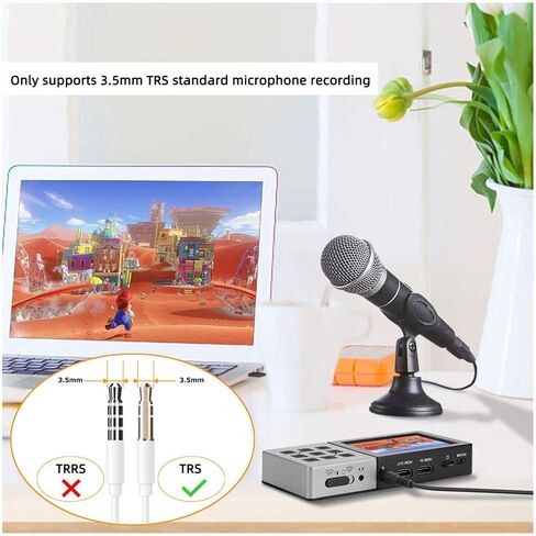 Ezcap273 273A HD 1080P 60fps AV HDMI Audio Video Capture Card Game Recorder Recording Box to TF Card Can Playback Mic in Input (Ezcap273) in Kuwait