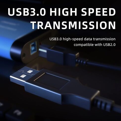 Dual Input Capture Card - HDMI to USB 3.0 Video Capture Device, 1080P 60fps UVC YUV422 PnP HD Video Grabber Converter for Game Recording & Live Streaming - No Drivers Needed in Kuwait