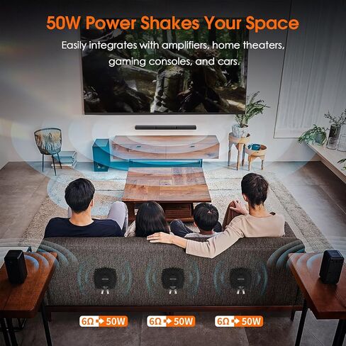 Nobsound G2 PRO Mono Amplifier + Douk Audio BS-1 Bass Shaker Bundle: 300W Sub Amp & Tactile Transducer for Deep Home Theater & Gaming Immersion in Kuwait