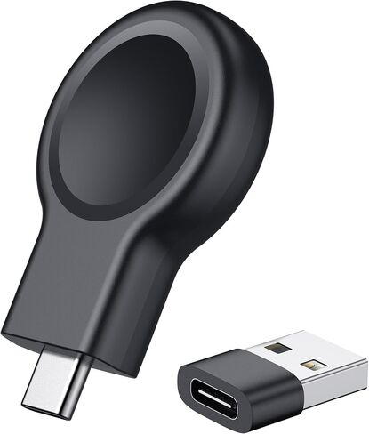 for Apple Watch Charger,Magnetic Portable iWatch Charger USB C&USB A Fast Wireless Charging Travel Watch Charger for iWatch Ultra2/Ultra/SE2/SE Series 11/10/9/8/7/6/5/4/3/2/1 in Kuwait