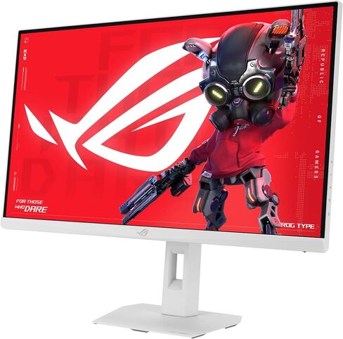 ASUS ROG XG27UCGR-W 27 Inch 4K 162Hz White USB-C G-SYNC Gaming Monitor in Kuwait