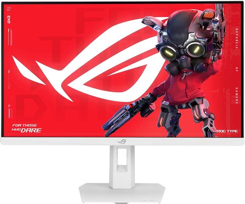 ASUS ROG XG27UCGR-W 27 Inch 4K 162Hz White USB-C G-SYNC Gaming Monitor in Kuwait
