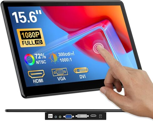 15.6 Inch IPS Touchscreen Portable Monitor, FHD 1920 x 1080 in Kuwait