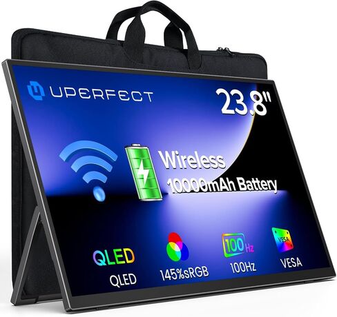 UPERFECT 15.6'' 1080P Touchscreen Portable Monitor with Battery 8000mAh in Kuwait