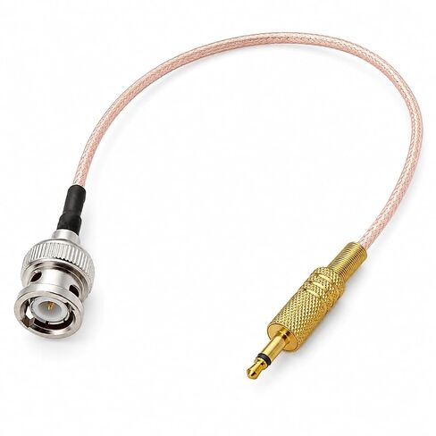 SMA Female to 3.5mm Mono 1/8" TS Stereo Plug Adapter Antenna Extension Cable 12 inches in Kuwait