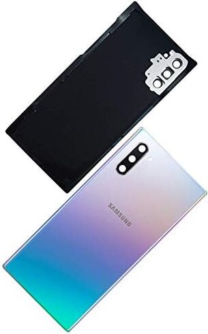 Samsung Galaxy Note 10+ Plus Replacement Back Glass Cover Back Battery Door w/Pre-Installed Adhesive Lens, Removal Tool - Note 10+ Plus (Aura Glow) in Kuwait