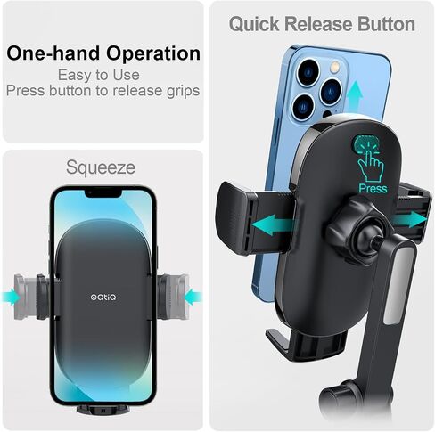 OQTIQ Cell Phone Stand for Desk, Phone Stand for iPhone Android Phones in Kuwait