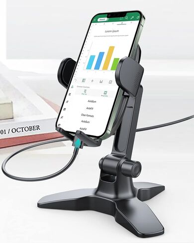 OQTIQ Cell Phone Stand for Desk, Phone Stand for iPhone Android Phones in Kuwait