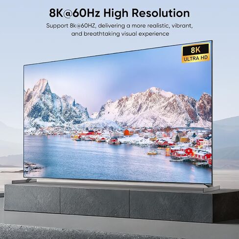 KVM Switch 2 شاشات 2 كمبيوتر، HDMI + DisplayPort، 8K@60 هرتز in Kuwait