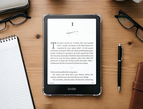 Case for Kindle Paperwhite (12th Gen, 7" 2024) & Kindle Colorsoft/Signature Edition - Shockproof Cover with Ring Grip/Holder & Magnetic Attachment Ring in Kuwait