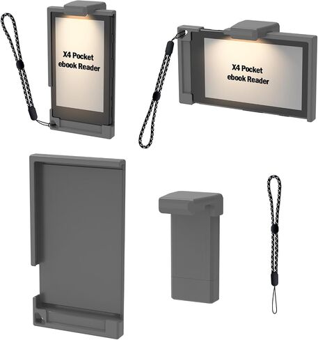 Protective Case with Detachable Rechargeable Reading Light for X4 E-Reader in Kuwait