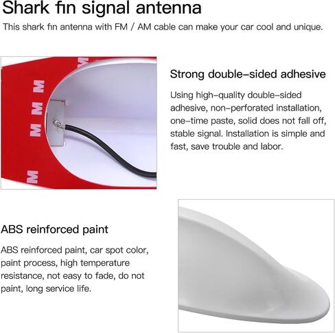 Shark Fin Radio Antenna Car Antenna Cover Part Fit for Honda Civic GX Sedan 4-Door 1.7L 1668CC l4 CNG SOHC Naturally Aspirated 2005 by Loner in Kuwait