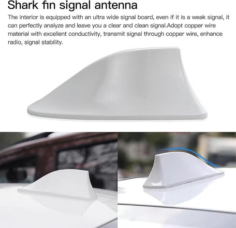 Shark Fin Radio Antenna Car Antenna Cover Part Fit for Honda Civic GX Sedan 4-Door 1.7L 1668CC l4 CNG SOHC Naturally Aspirated 2005 by Loner in Kuwait