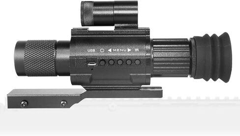 Day & Night Vision Rifle Scope Monocular with 850nm IR Fixed 3X Magnification, Digital Night Vision monocular Telescope，Hunting Wildlife Observation， Can be Used independently in Kuwait