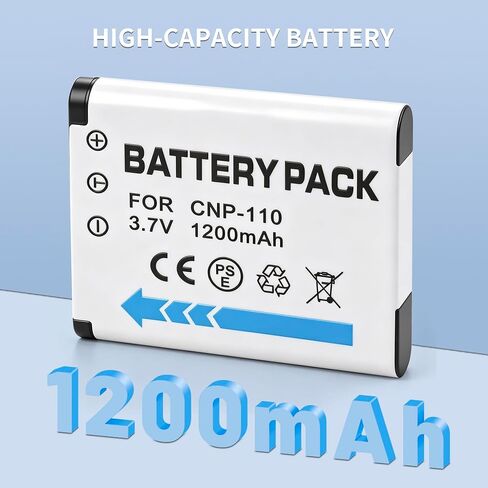 2Pack NP-110 Battery and LCD Slim USB Charger in Saudi Arabia