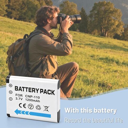 2Pack NP-110 Battery and LCD Slim USB Charger in Saudi Arabia