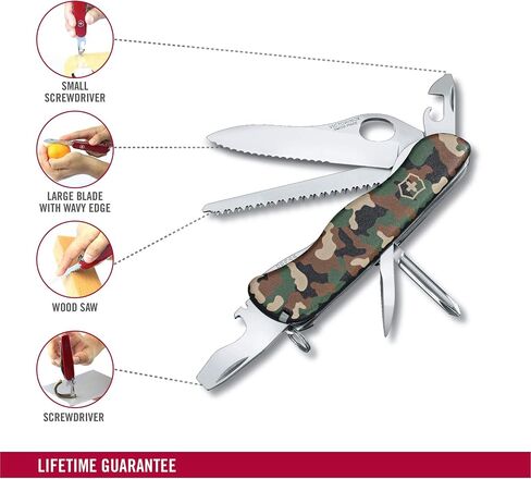 Victorinox Trailfinder SW Swiss Army Knife with 12 Functions, Camouflage in Kuwait
