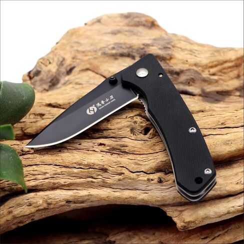 Folding Pocket Knife 1032 Stainless Steel with Plastic Handle and Clip for Outdoor,Hiking,Camping in Kuwait