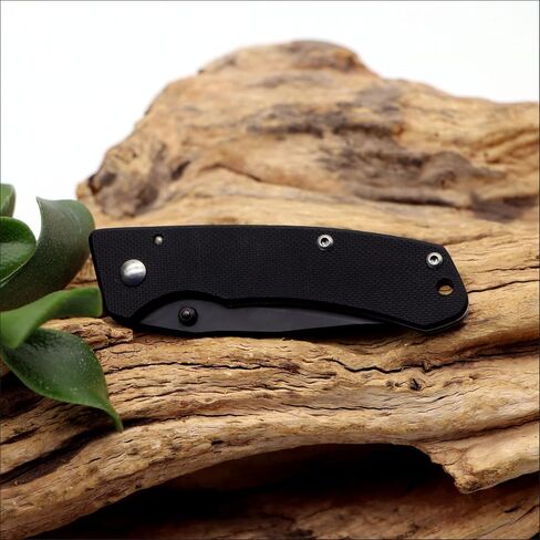 Folding Pocket Knife 1032 Stainless Steel with Plastic Handle and Clip for Outdoor,Hiking,Camping in Kuwait