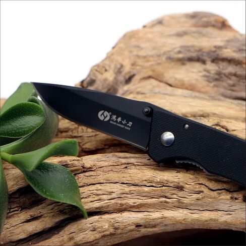 Folding Pocket Knife 1032 Stainless Steel with Plastic Handle and Clip for Outdoor,Hiking,Camping in Kuwait