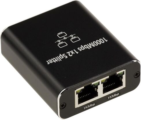 KALEA-INFORMATIQUE 1 Port Gigabit Ethernet Splitter to Two Ports for Connecting Two Devices to One Ethernet Port in Kuwait