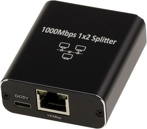 KALEA-INFORMATIQUE 1 Port Gigabit Ethernet Splitter to Two Ports for Connecting Two Devices to One Ethernet Port in Kuwait