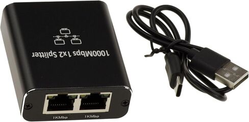 KALEA-INFORMATIQUE 1 Port Gigabit Ethernet Splitter to Two Ports for Connecting Two Devices to One Ethernet Port in Kuwait