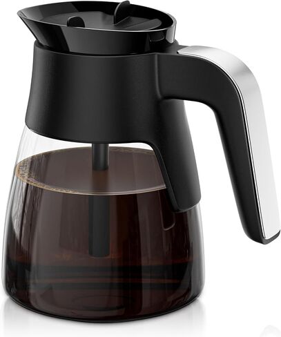 12 Cup Coffee Pot Replacement for Ninja Coffee Maker CFP101 CFP201 CFP301 CFP250A CFP300 CFP305 CFP307 CM400 CM401 CFN601 CF090 CF091 CF092, Glass Carafe for Ninja with Brew-Through Lid in Kuwait