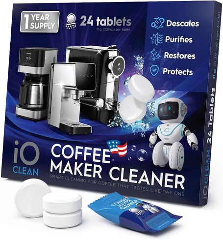 iO CLEAN Coffee Maker Cleaner & Coffee Machine Descaler Tablets in Kuwait