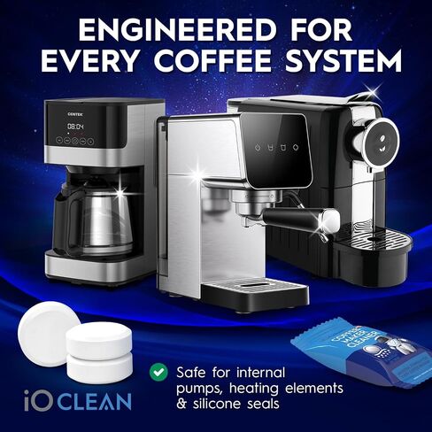 iO CLEAN Coffee Maker Cleaner & Coffee Machine Descaler Tablets in Kuwait