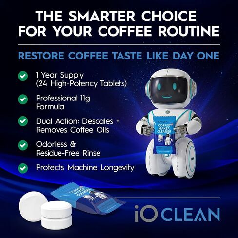 iO CLEAN Coffee Maker Cleaner & Coffee Machine Descaler Tablets in Kuwait