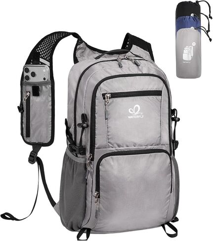 WATERFLY Packable Hiking Backpack, 20L Small Lightweight Foldable Daypack in Kuwait