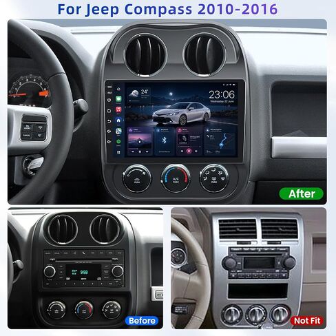 Android 15 Car Radio Stereo for Jeep Compass Patriot 2010-2016 in Kuwait