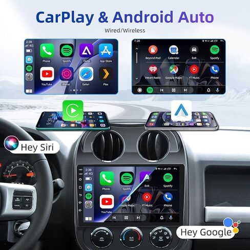 Android 15 Car Radio Stereo for Jeep Compass Patriot 2010-2016 in Kuwait